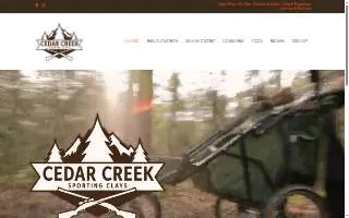 Cedar Creek Sporting Clays website