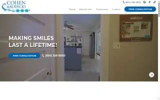 Centerton Orthodontics of Millville website
