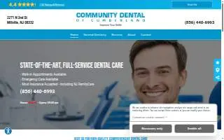Community Dental of Cumberland website
