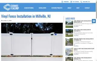 Coombs Fencing of Millville website