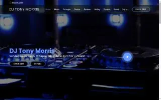 Dj Tony Morris website