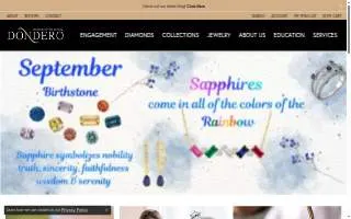 Dondero's Jewelry website