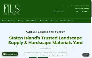 C-Fanelli Landscape Supply and Nursery website