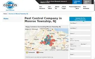Cowleys Pest Services of Monroe website