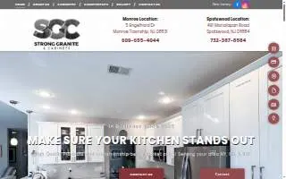Strong Granite & Cabinets website