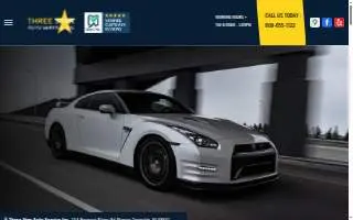 Three Star Auto Service Inc. website