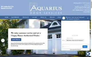 Aquarius Door Services of Wyckoff website