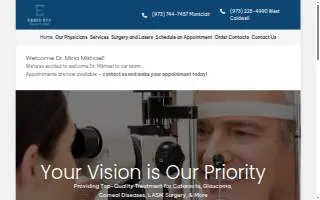 Essex Eye Physicians LLC website