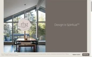 RHG Architecture + Design website