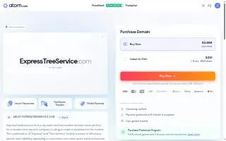 Express Tree Service of Moorestown website