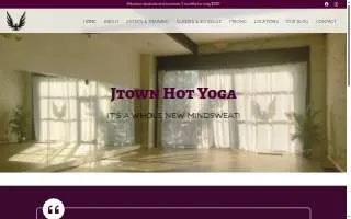 Jtown Hot Yoga of Moorestown website