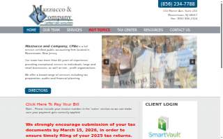 Mazzucco & Company CPA S website