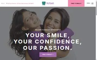 McHugh Orthodontics website