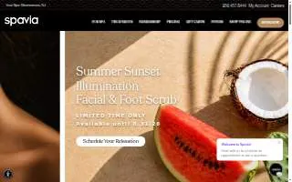 Spavia Day Spa - Moorestown website