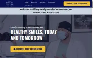 Tiffany Family Dental John Tiffany, DDS website