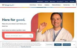 Virtua Urgent Care - Moorestown website