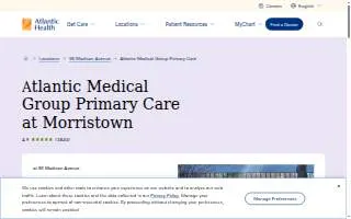 Atlantic Medical Group of Morristown website