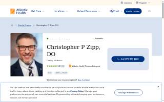 Christopher P Zipp, DO