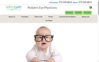 Pediatric Eye Physicians website
