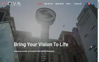 Nova Industrial Arts website