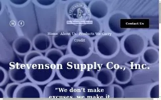 Stevenson Supply Co website
