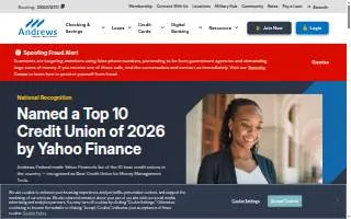 Andrews Federal Credit Union of Waldorf website
