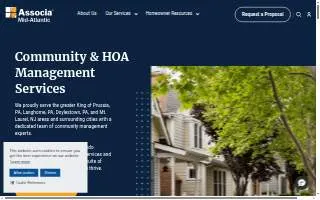 Associa Mid-Atlantic of Mount Laurel website