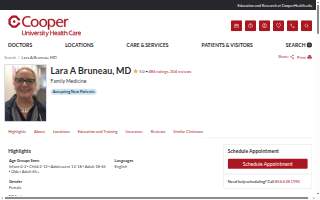 Cooper Primary Care at Mount Laurel (formerly Bruneau Family Care)