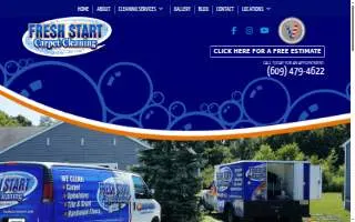 Fresh Start Carpet & Upholstery Cleaning of Mount Laurel website