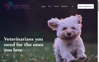 Larchmont Animal Hospital website