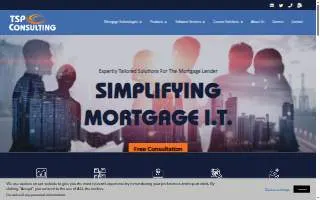 TSP Consulting Services website
