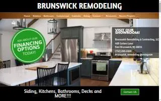 Brunswick Remodeling and contracting website