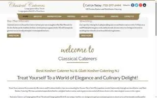Classical Caterers Inc website