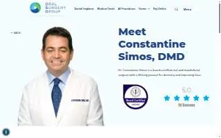 Constantine Simos, DMD of New Brunswick website