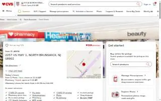 CVS of New Brunswick website