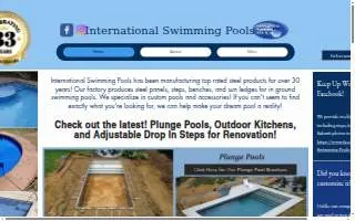 International Swimming Pools website