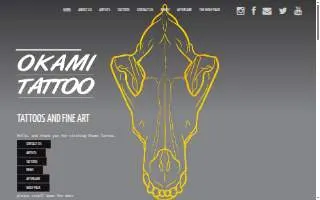Okami Tattoo website