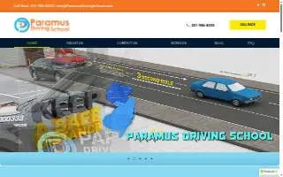 Paramus Driving School of New Milford website