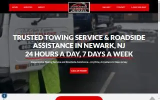 Charlemagne Towing website
