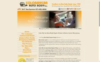 Color My Car Auto Body Inc website