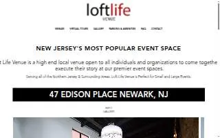 Loft Life Venue website