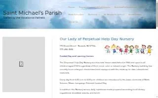 Perpetual Help Day Nursery website