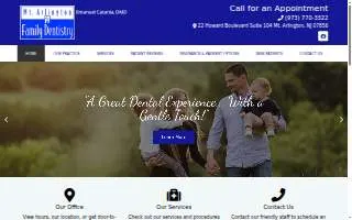 Mt Arlington Family Dentistry website