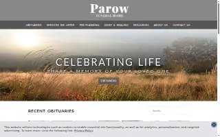 Parow Funeral Home website