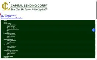 Capital Lending Corp. website