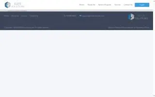 Elitte Solutions website