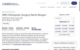 HMH - Orthopedic Surgery - North Bergen
