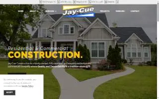 Jay-Cue Construction Co Inc website