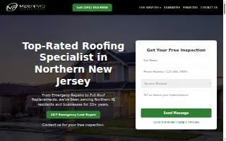 Mega Pro Roofing website