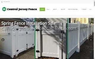 Central Jersey Fence Co of North Brunswick website